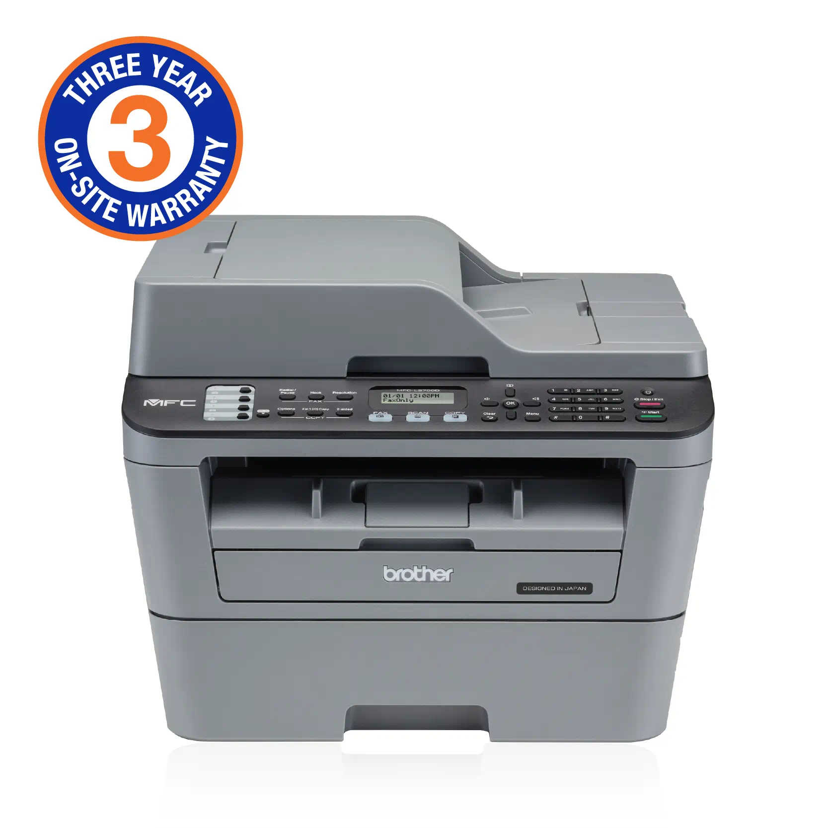 MFC-L2700DW Black & White Laser Printer